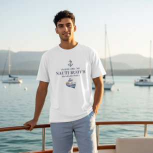 Nauti Buoys Nautical Bachelor Party T-Shirt
