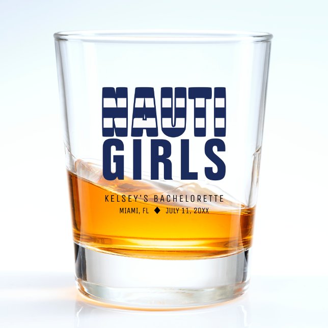 Nauti Girls Funny Bachelorette Party Shot Glass (Nauti Girls Funny Bachelorette Party Shot Glass
)