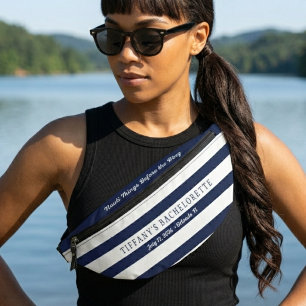 Nauti Things Before the Ring Anchor Bachelorette Bum Bags