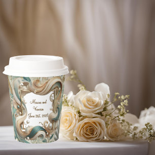 Nautica Pearl Coast Elegance Paper Cup With Lid