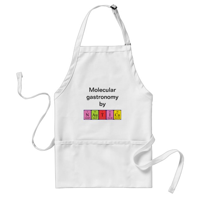 Nautica periodic table name apron (Front)