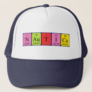 Nautica periodic table name hat