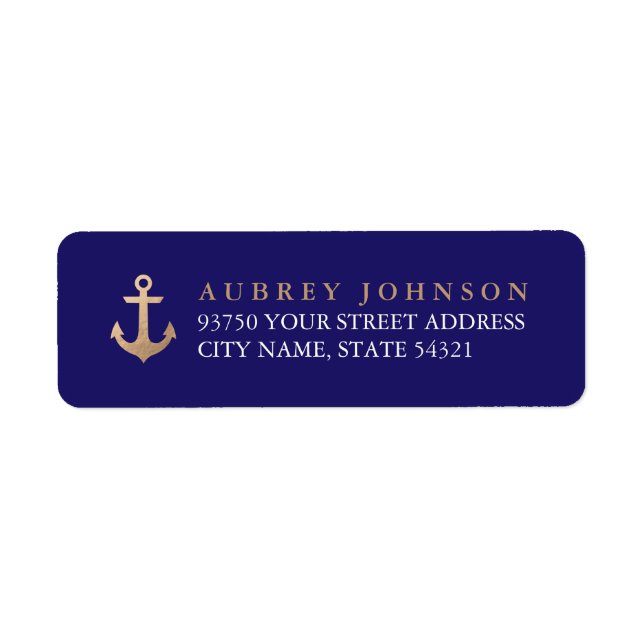 Nautical Address Labels (Front)