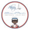 Nautical African American Baby Shower Stickers