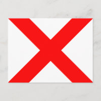 Nautical Alphabet Flag Signal Letter V