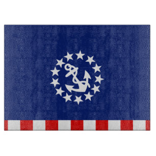 Nautical American Yacht Flag Decor Cutting Board