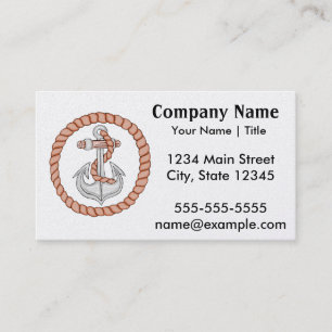 Nautical Anchor 1 Business Card