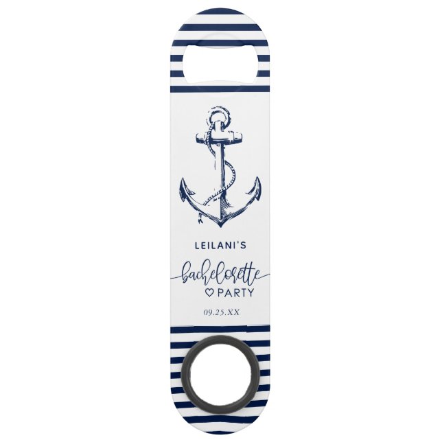 Nautical Anchor Bachelorette White (Front)