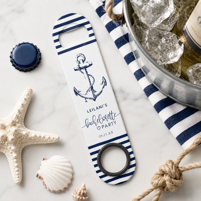Nautical Anchor Bachelorette White (The Nautical Anchor Bachelorette design is perfect for the beachy bride-to-be.
)
