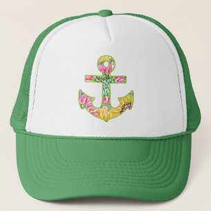 Nautical Anchor Baseball Cap Trucker Hat