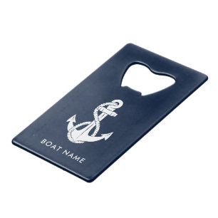Nautical Anchor Beach House Boat Name Custom