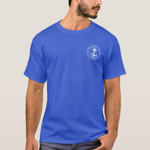Nautical Anchor Boat Name Captain Custom T-Shirt