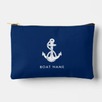 Nautical Anchor Boat Name Minimalist Custom