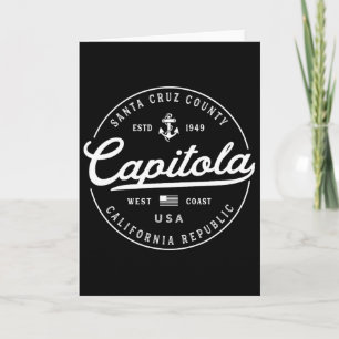 Nautical Anchor Capitola California Travel Vacatio Card