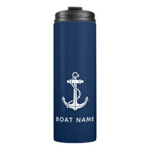 Nautical Anchor Family Beach Trip Custom Swag Thermal Tumbler