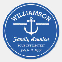 Nautical Anchor Family Reunion Trip Cruise Beach