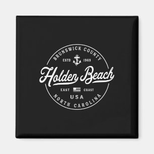 Nautical Anchor Holden Beach North Carolina Travel Magnet