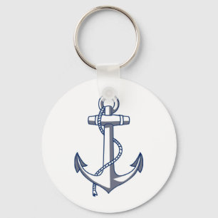 Nautical Anchor Key Ring
