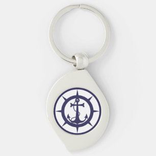 Nautical Anchor Key Ring