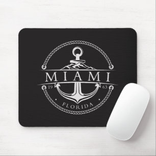 Nautical Anchor Miami Florida 1963 Mouse Pad