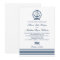 Nautical Anchor Monogram Navy Stripe Wedding