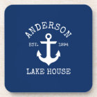 Nautical Anchor Navy Blue Family Lake House