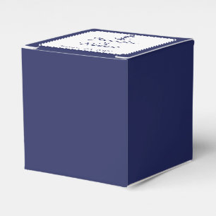Nautical Anchor on Navy Wedding Favour Box