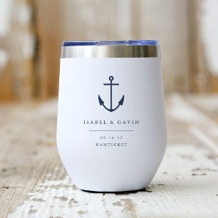 Nautical Anchor Personalised Wedding Favour