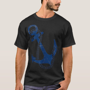 Nautical Anchor Pirate Sailing Boat  T-Shirt