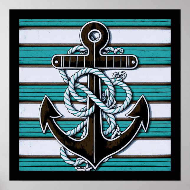 Nautical Anchor Poster (Front)