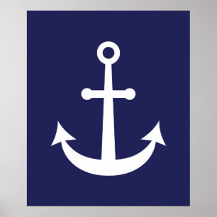 Nautical Anchor Poster