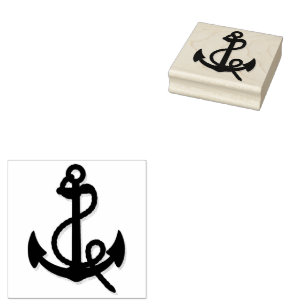 Nautical Anchor Rubber Stamp