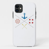 Nautical Anchor Sail Sailing Boat IPHONE 5 Case