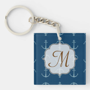 Nautical Anchor Sail Sailing Boat Ore Key Chain