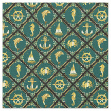 Nautical anchor/sailboat/wheel/lighthouse/dolphin 