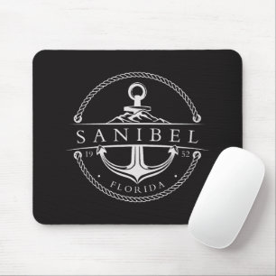 Nautical Anchor Sanibel Florida 1952 Mouse Pad