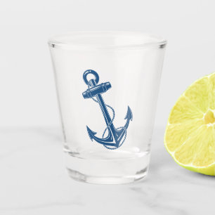 Nautical Anchor Shot Glass