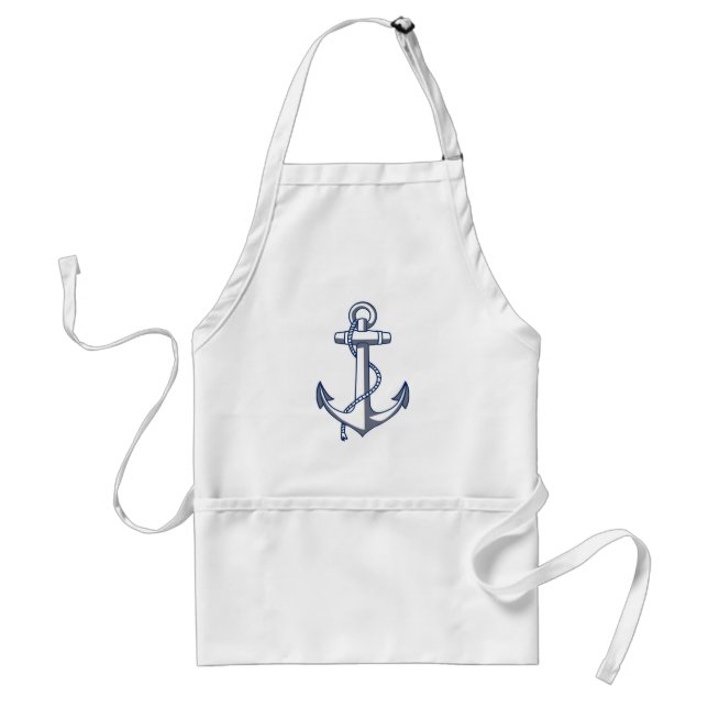 Nautical Anchor Standard Apron (Front)
