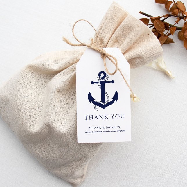 Nautical Anchor Thank You Tags (Creator Uploaded)