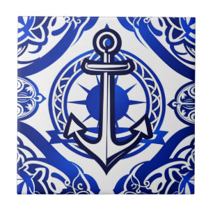 Nautical Anchor Tile