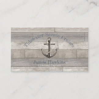 Nautical Anchor w/Rope  Business Card