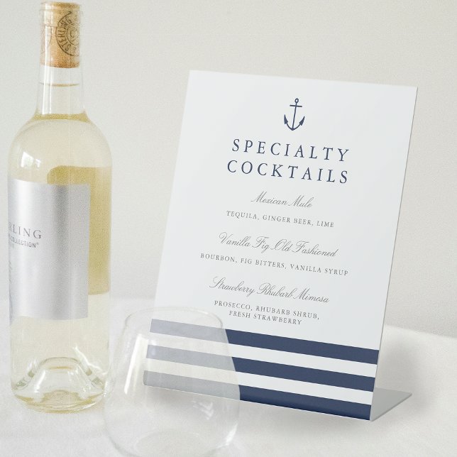 Nautical Anchor Wedding Bar Sign (Creator Uploaded)