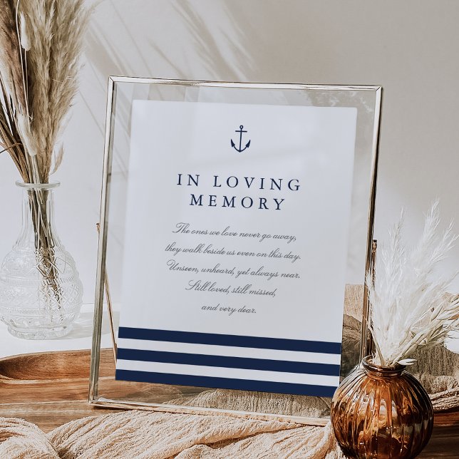 Nautical Anchor Wedding Memorial Sign (Creator Uploaded)