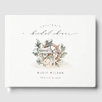 Nautical Anchor Wheel Leafy Floral Bridal Shower