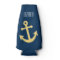 Nautical Anchor with Navy Yellow Chevron Pattern