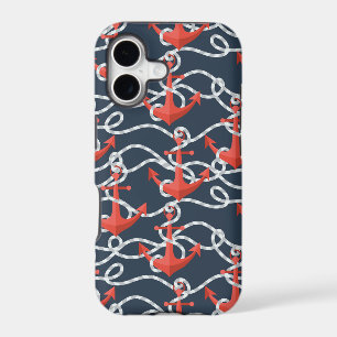 Nautical Anchors And Rope Pattern
