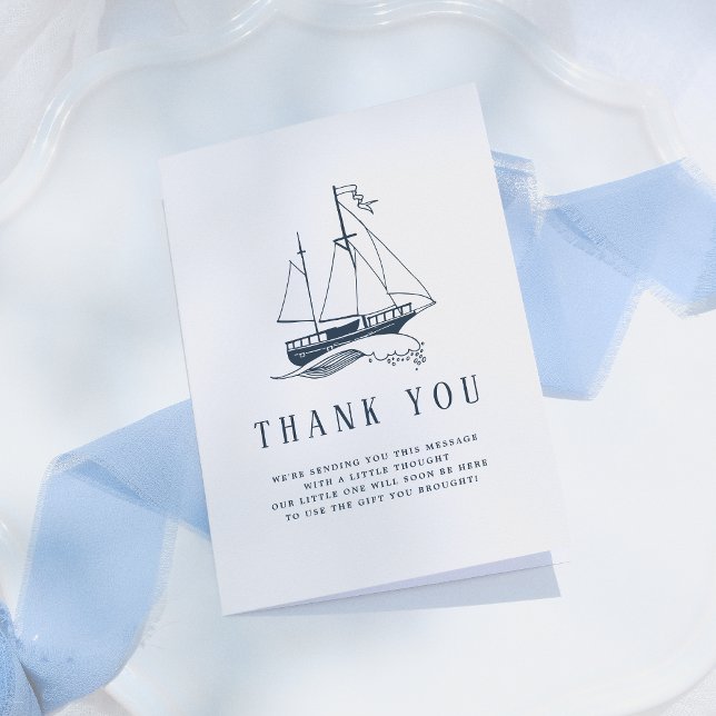 Nautical Baby Boy Shower Thank You (Creator Uploaded)