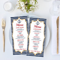 Nautical Baby Shower Food Menu