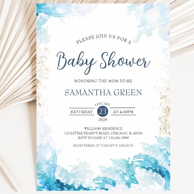 Nautical Baby Shower Invitation (Creator Uploaded)