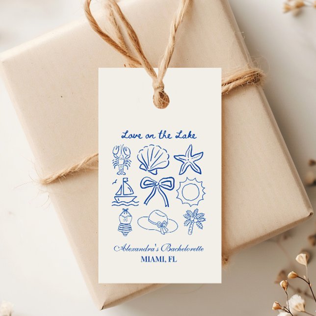 Nautical Bachelorette Weekend Gift Tags (Creator Uploaded)